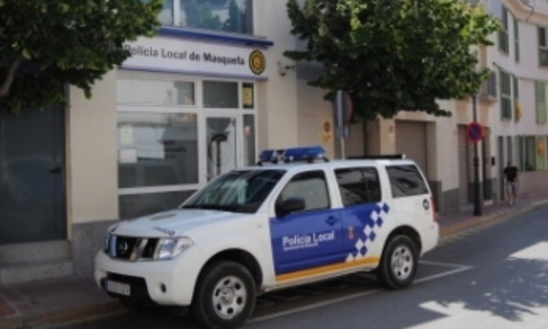 Un dels vehicles de la policia local masquefina