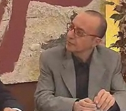 Lucas caricaturitzant a Francesc Baltasar