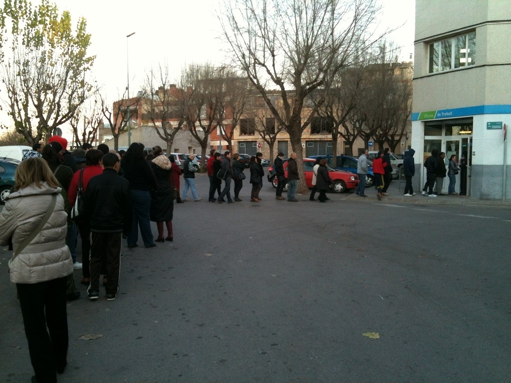 L'oficina del Servei d'Ocupació a Vilanova del Camí