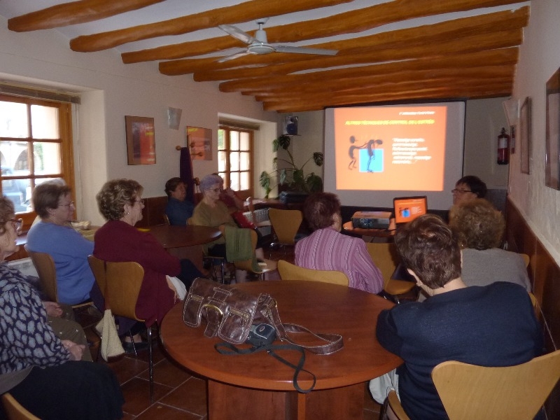 Un moment de la sessió de l'últim taller