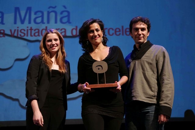 Diana Gómez amb la Laura Mañá i en Pep Planas