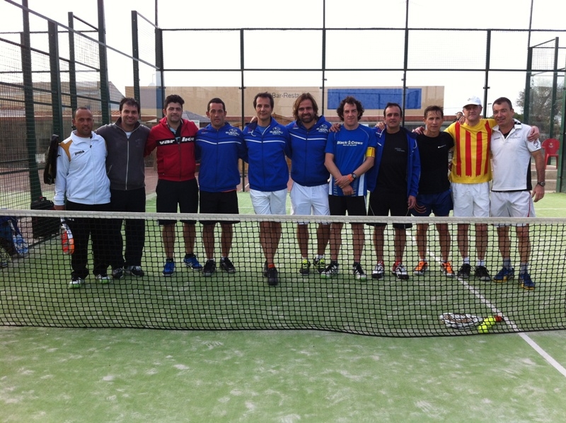 L'equip desplaçat al torneig de Menorca