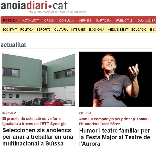 Portada de divendres, 17 agost