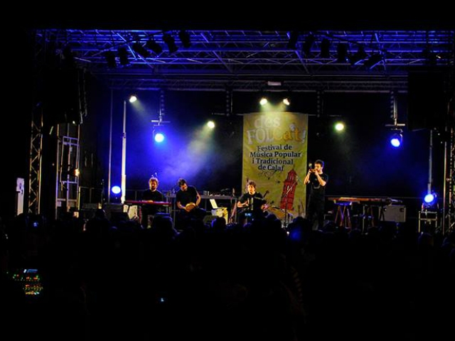 Concert de Kepa Junkera a la plaça dels Arbres