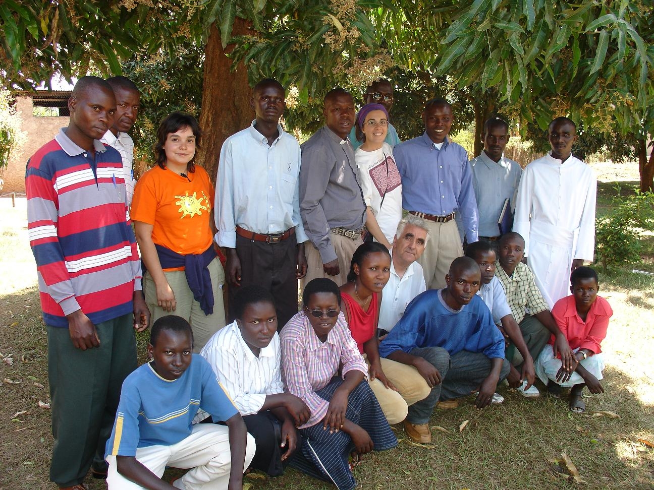 Grup d'estudiants ruandesos
