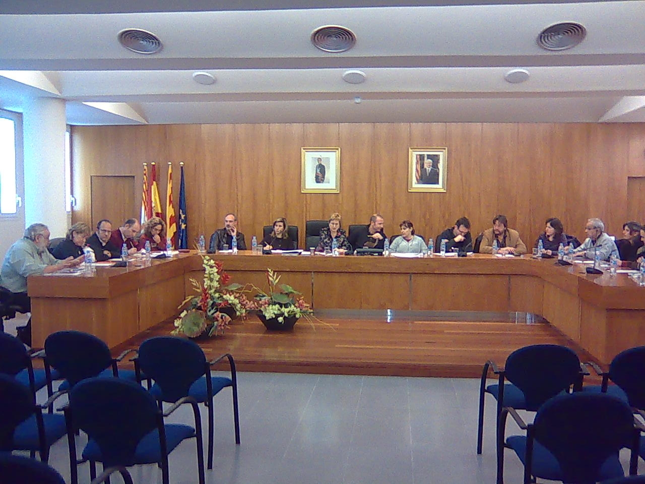 Ple municipal d'aquest dilluns