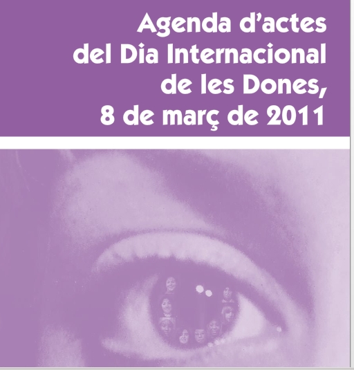 Imatge de l'agenda del Dia Internacional de les Dones