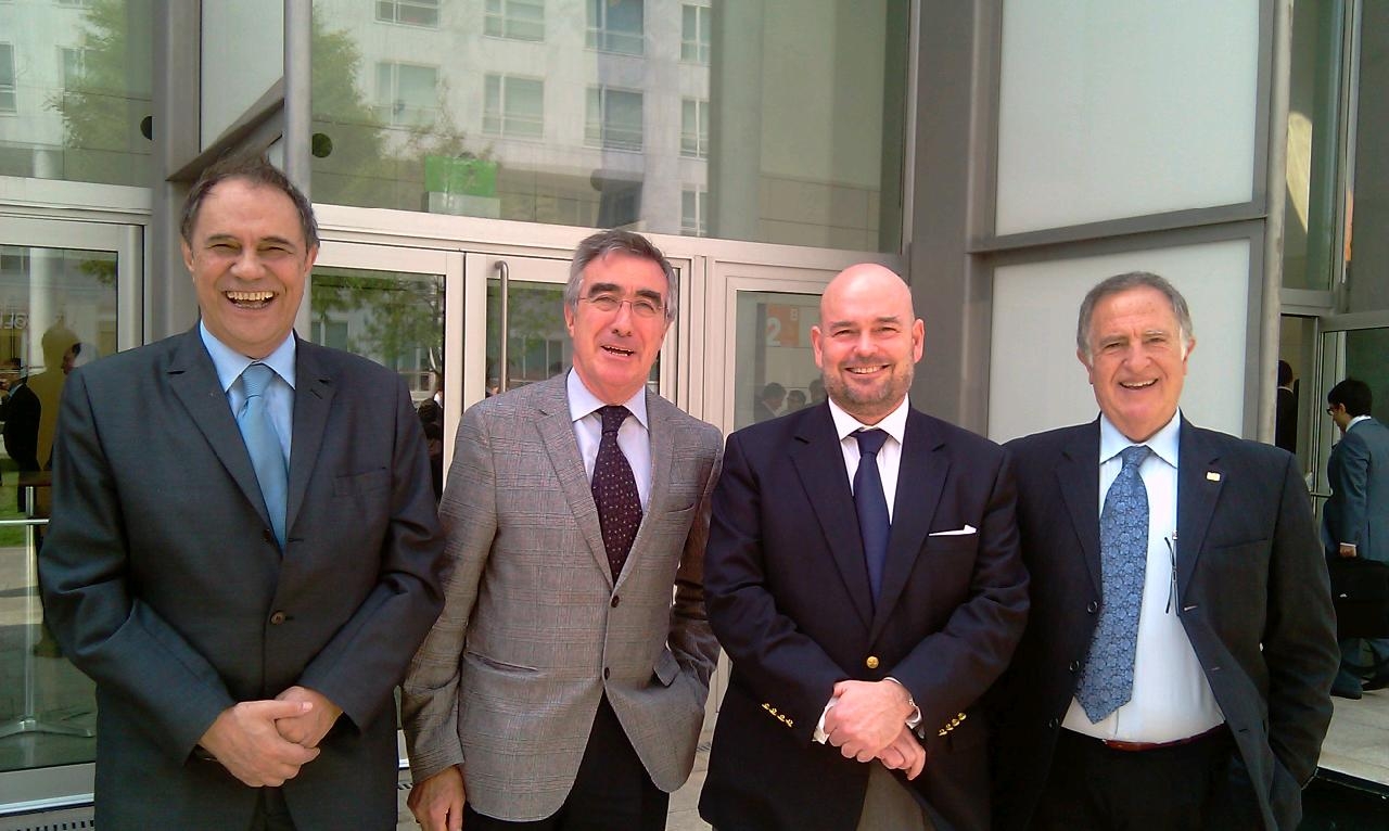 Josep Vallès, Pere Carles, Ferran Villalonga i Ramon Felip