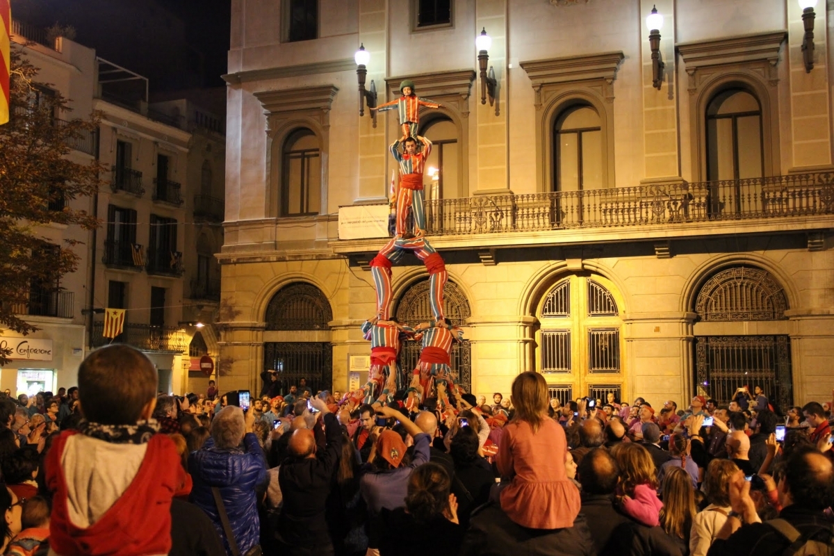 Alta de cinc de la Nova Muixeranga d'Algemesí