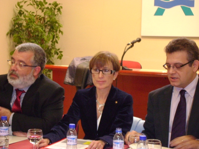 Mar Serna amb Xavier Boquete i Teo Romero