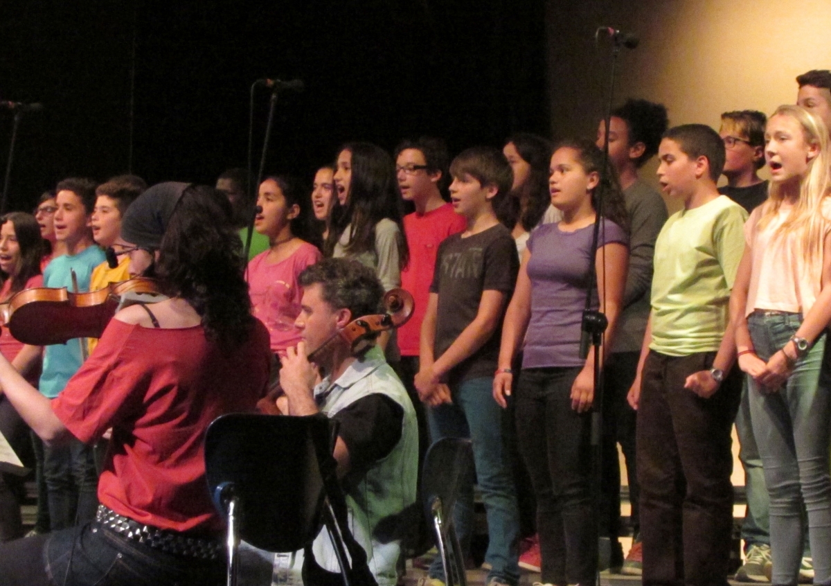 Una de les activitats de l'Escola de Música calafina, que incorpora el cant a l'oferta 2017-2018