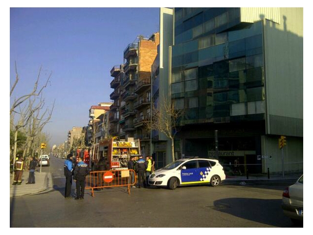 L'incendi no ha afectat l'estructura de l'Hotel. Foto: Ajuntament d'Igualada