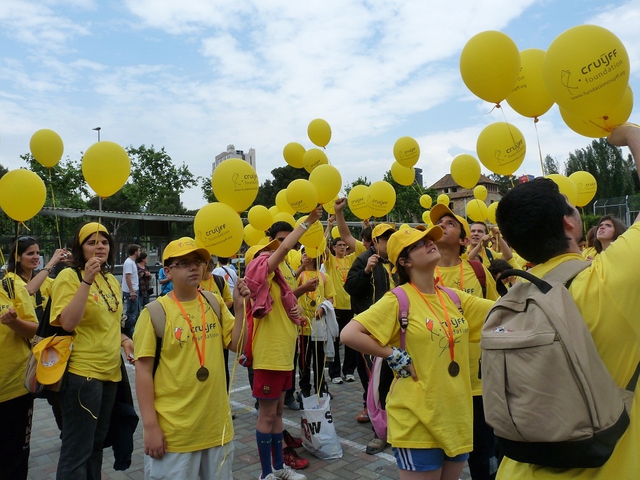 Els nois de l'escola àuria a l'open day