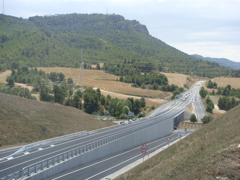 La C-15 el dia en què va ser inaugurada