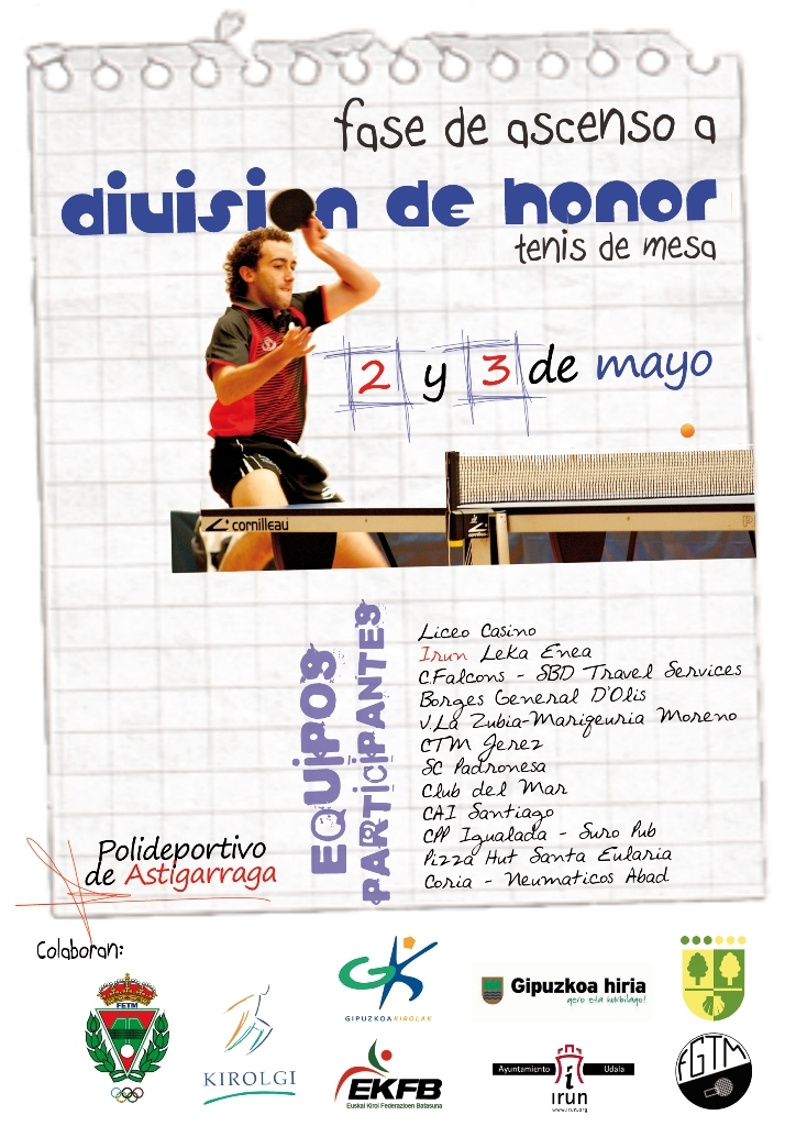 Cartell de la Fase d'ascens a Divisió d'Honor