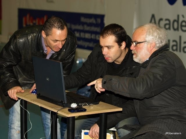 Equip Tècnic Sènior Masculí Joan Isart, Emili Díez, Enric Gotsens. Foto: Joan Ribera