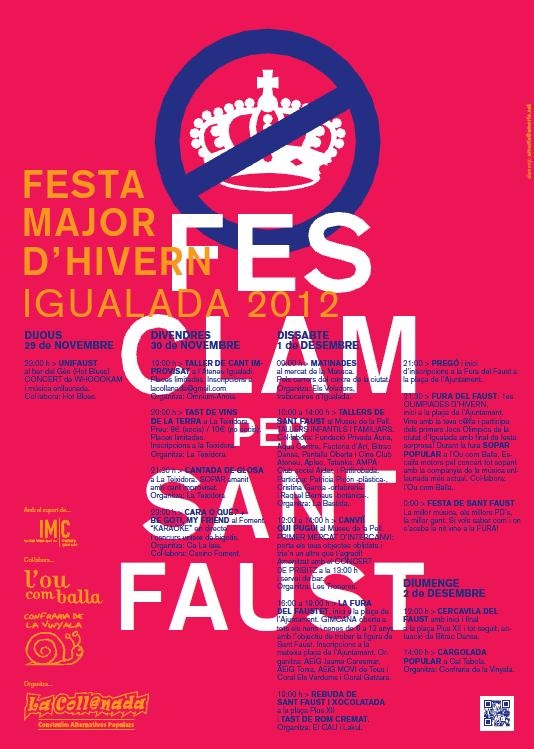 Cartell de Sant Faust 2012