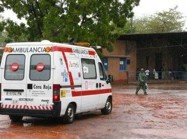 L'any passat van entergar una ambulància plena de material sanitari