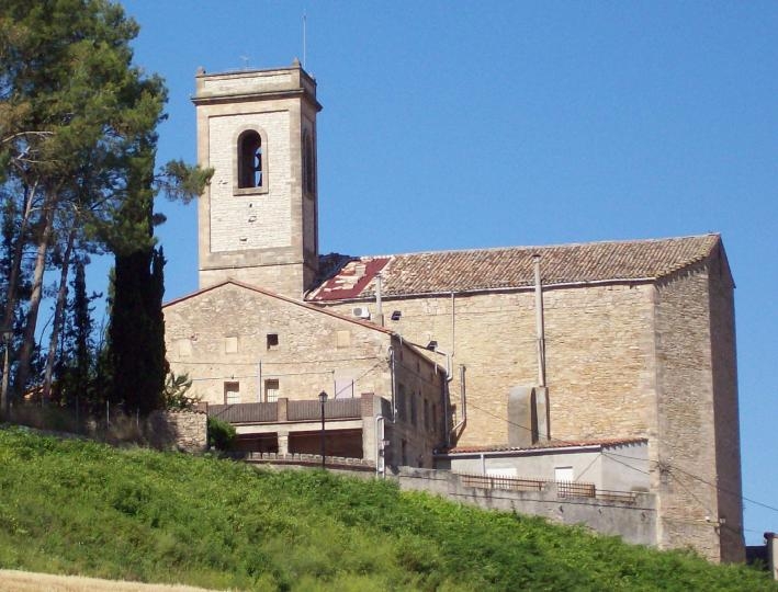 Església de Sant Martí, la teulada de la qual es vol reparar