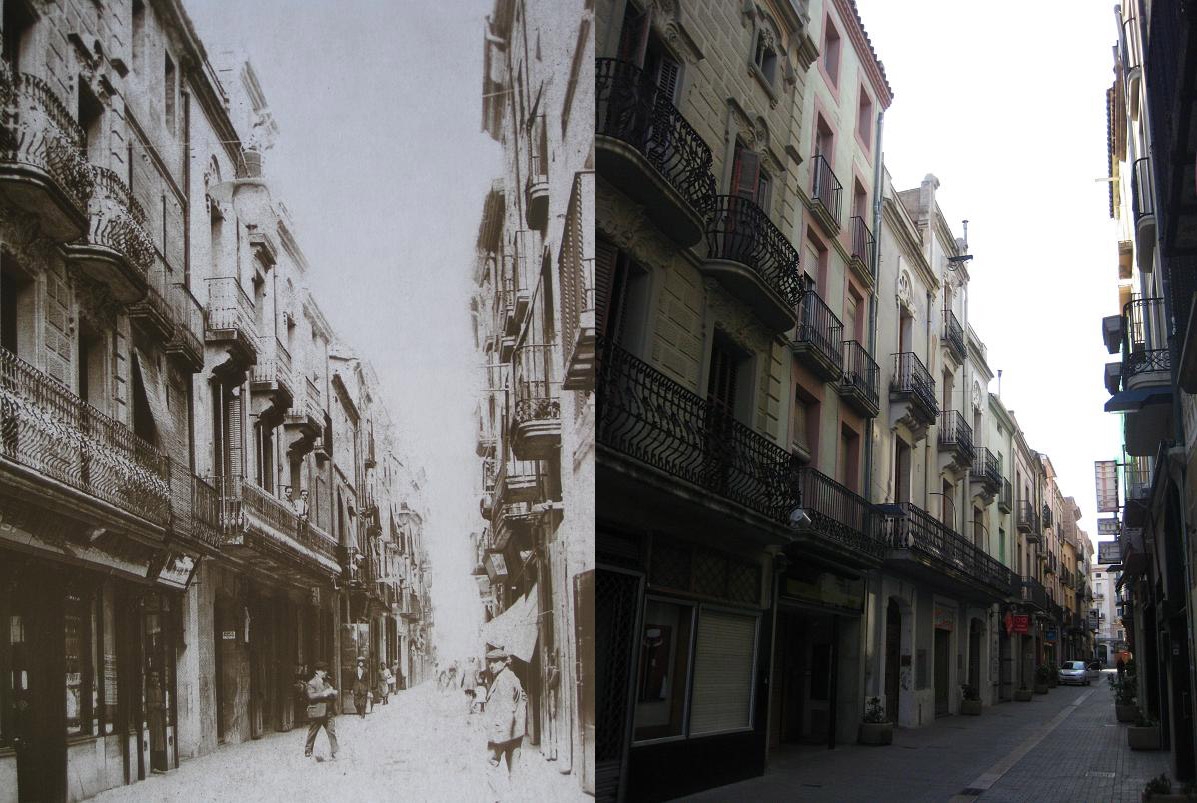 El carrer de l'Argent, a les primeries del segle XX i en l'actualitat