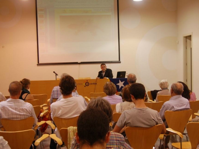 Martí Boada durant la xerrada