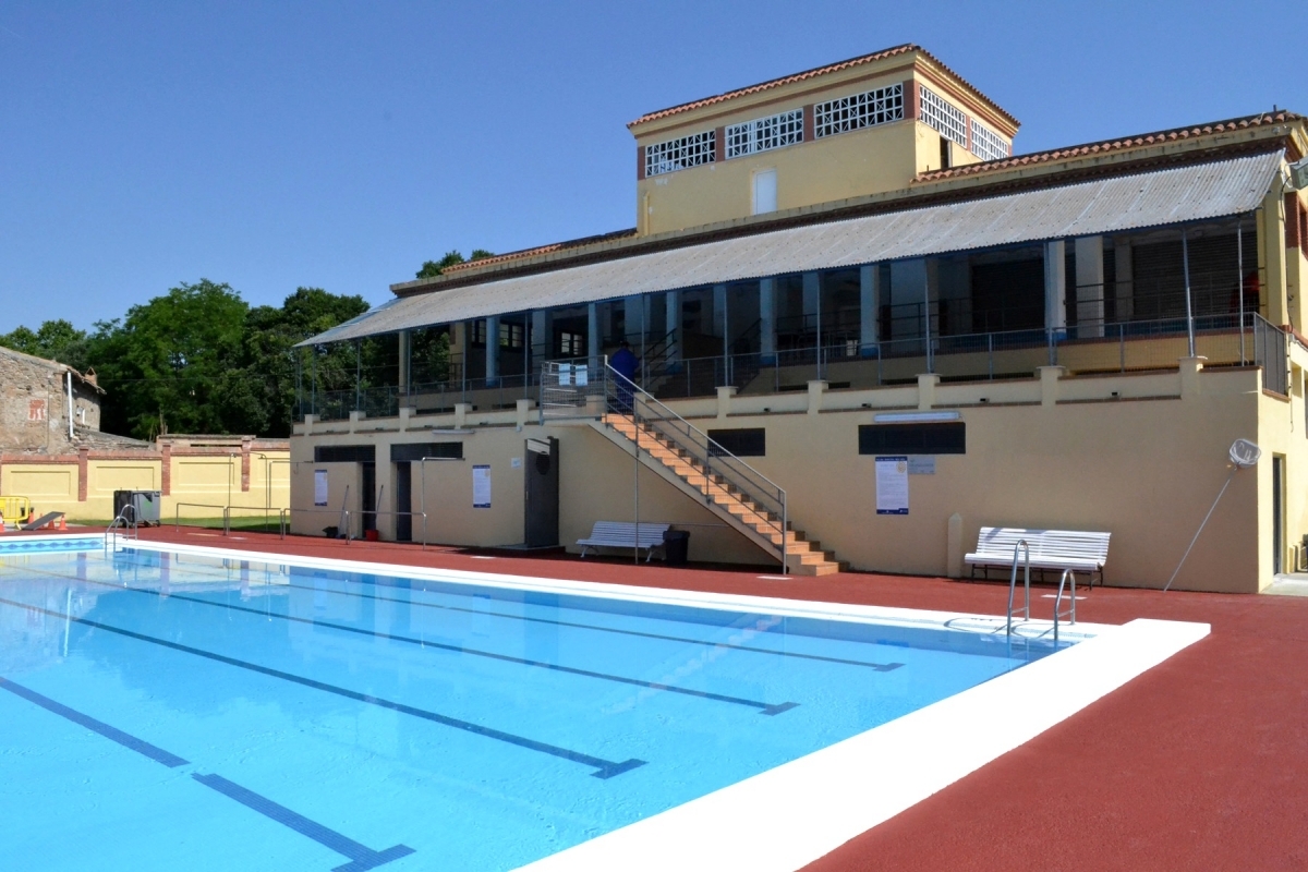 La piscina igualadina, construïda el 1934
