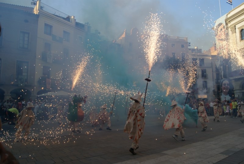 Els Petits Diables, en la cercavila menuda de la Festa Major