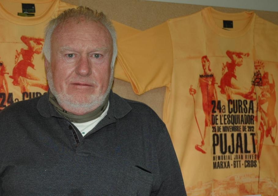 Josep Orpinell, president de UEC Anoia i director de la cursa de l’esquiador