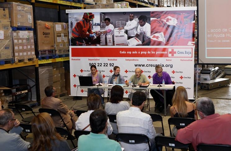 Presentació de la memòria Creu Roja. Foto: S. Carbonell