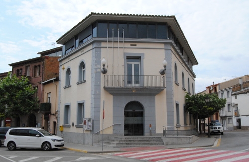 Imatge d'arxiu de l'edifici de l'Ajuntament de Masquefa.