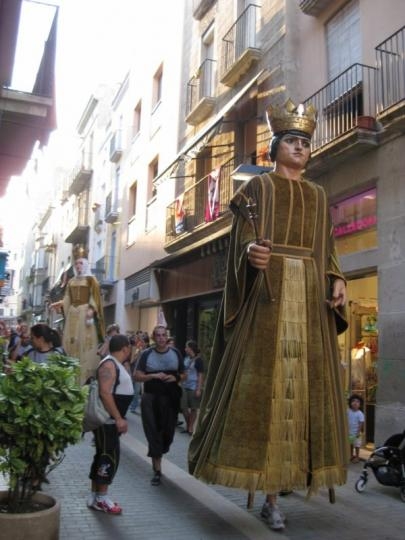 Un dels gegants d'igualada