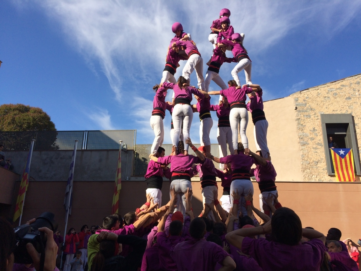 El 7 de 6, un dels castells més espectaculars de la jornada