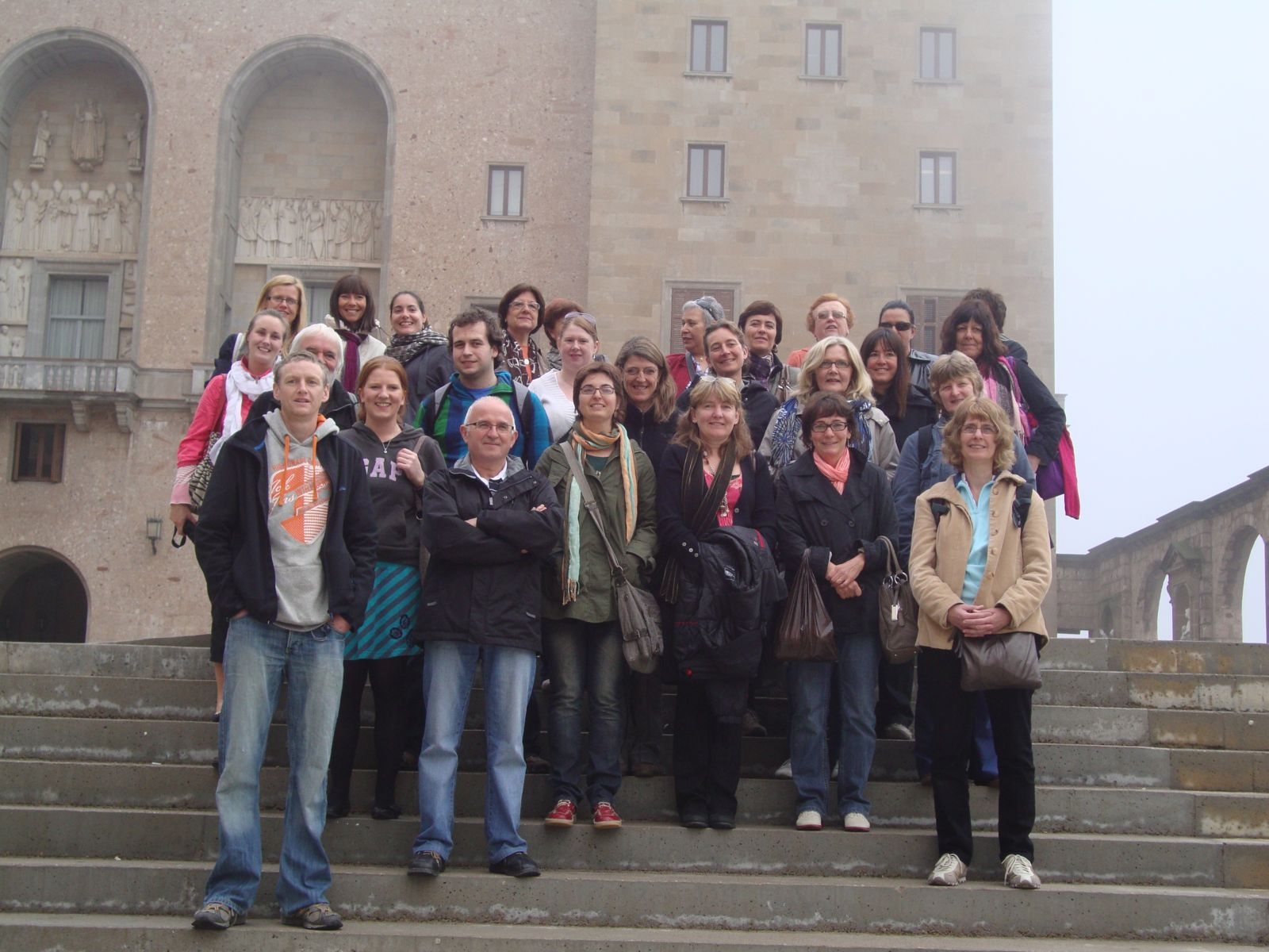 Els 'mestres Comenius' acompanyats de mestres del Mowgli