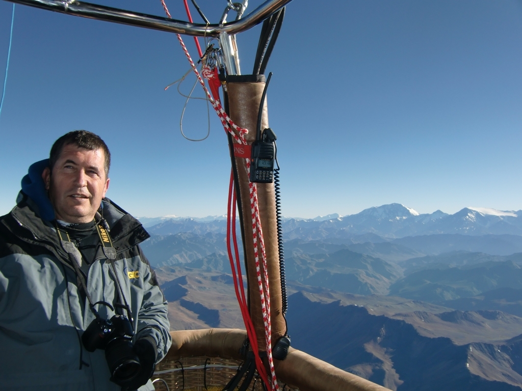 Josep Maria Lladó, al globus