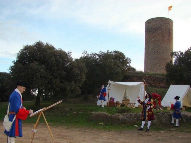 Recreació històrica a la Torre de la Manresana