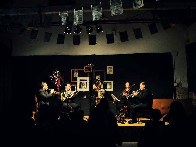 Anoia Brass Quintet a la Bastida. Foto: Ullviu Fotografia Creativa - Marina Méndez