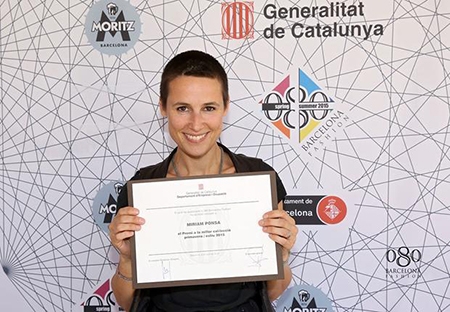 La dissenyadora Miriam Ponsa amb el premi