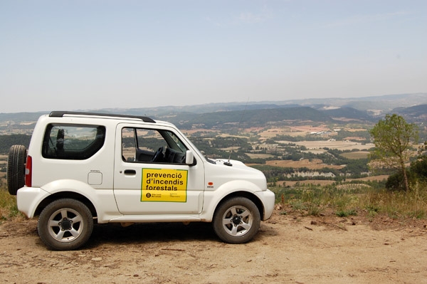 Un dels vehicles 4x4 dels PVI, indispensables per treballar