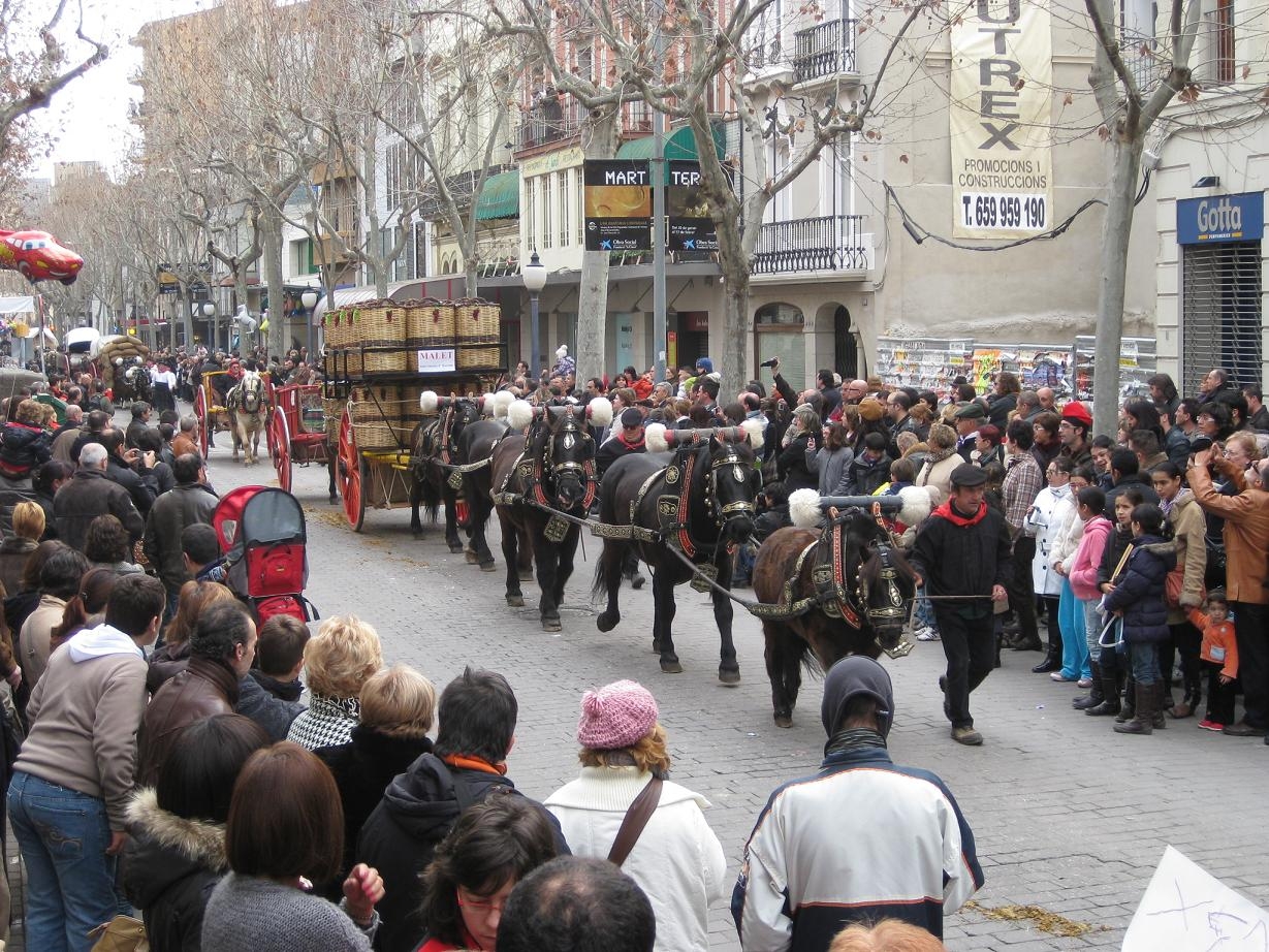 La Rambla, punt principal dels Tres Tombs