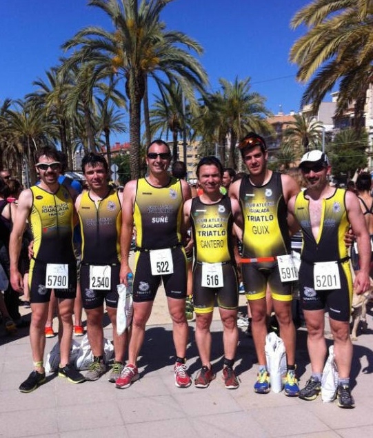 Participants del CAI la XIV triatló de Mataró