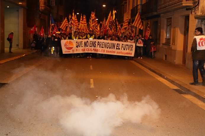 Manifestació de la vaga general, 14N