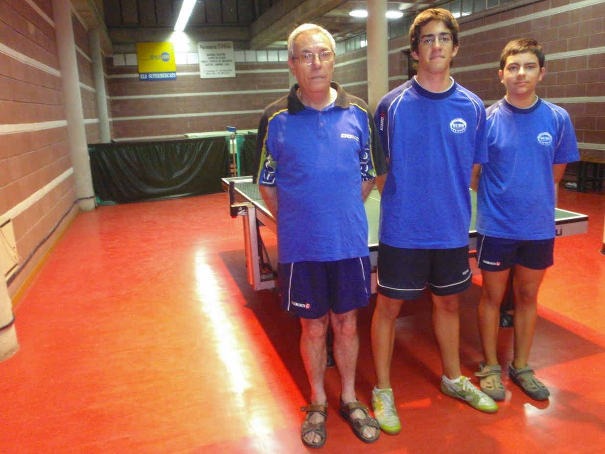 Ferran Sallent, Gerard Fuentes i Miquel Moriana