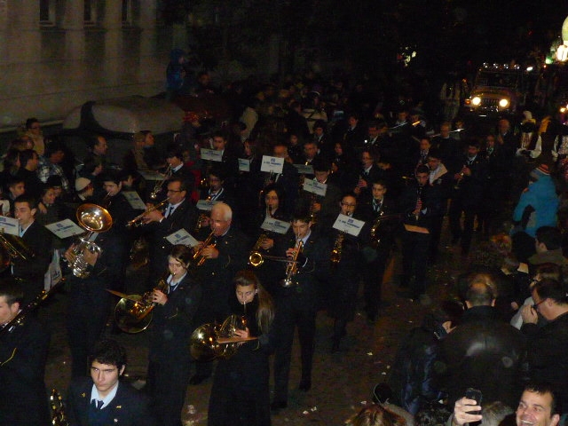 La banda posa el ritme a la cavalcada