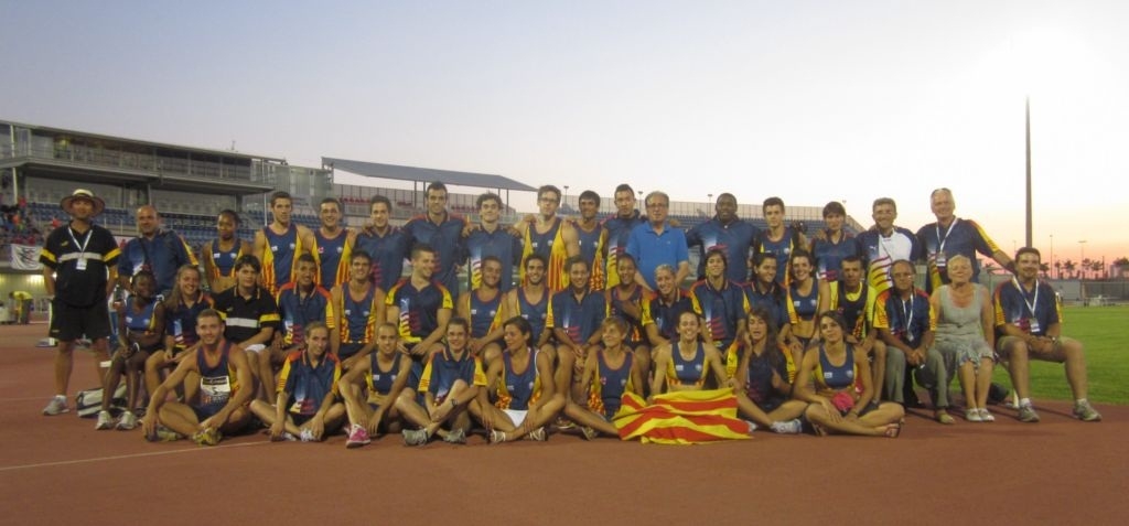 La selecció catalana del 2011 que va aconseguir la victòria a Saragossa