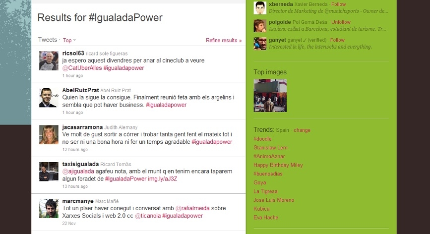 #IgualadaPower és un dels hashtags més populars