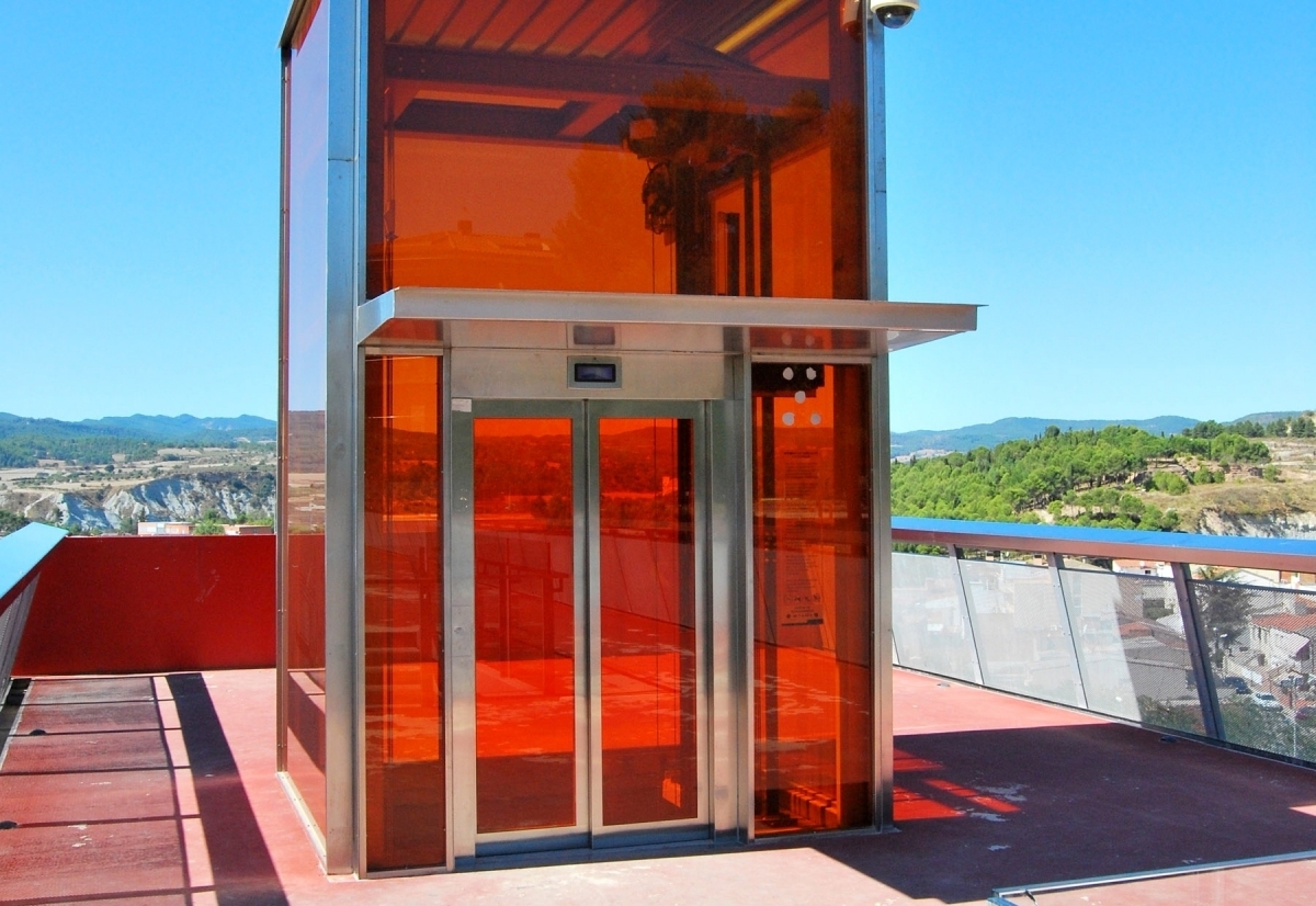 L'ascensor, que connecta els Set Camins amb Fàtima