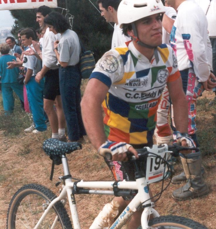 Primera cursa 1991 amb els color de l'Eddy Mur