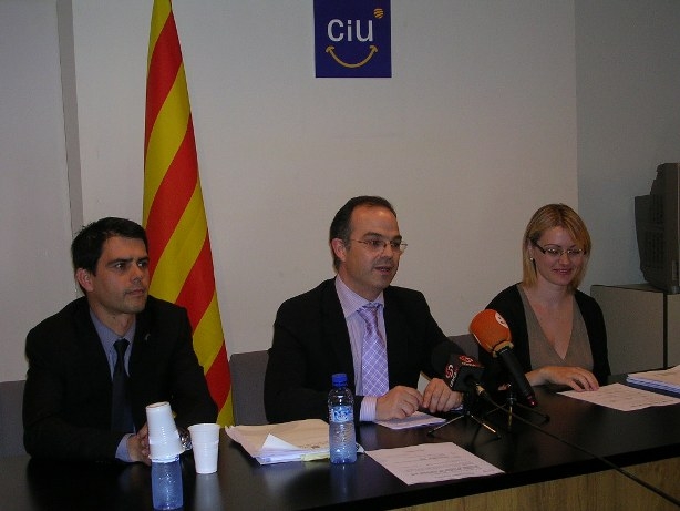 Marc Castells, Jordi Turull i Maria Senserich