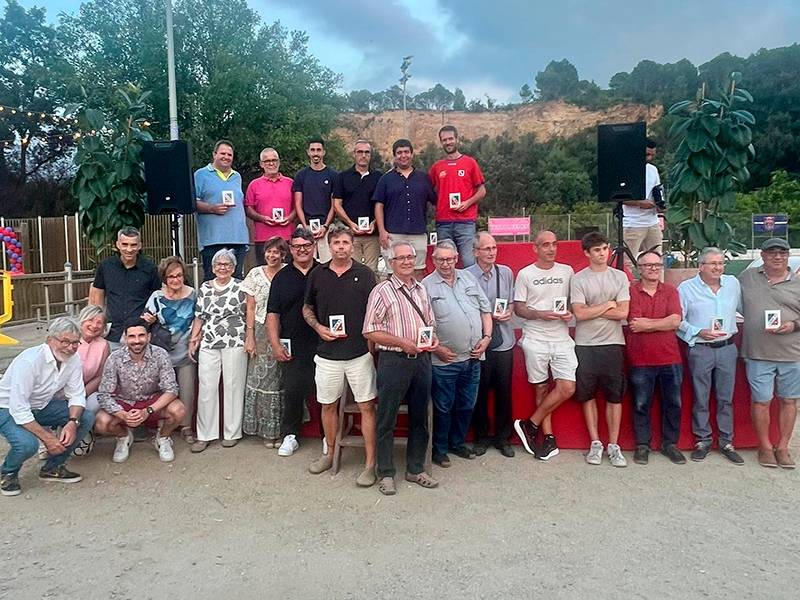 Reconeixement als presidents. CF La Pobla.