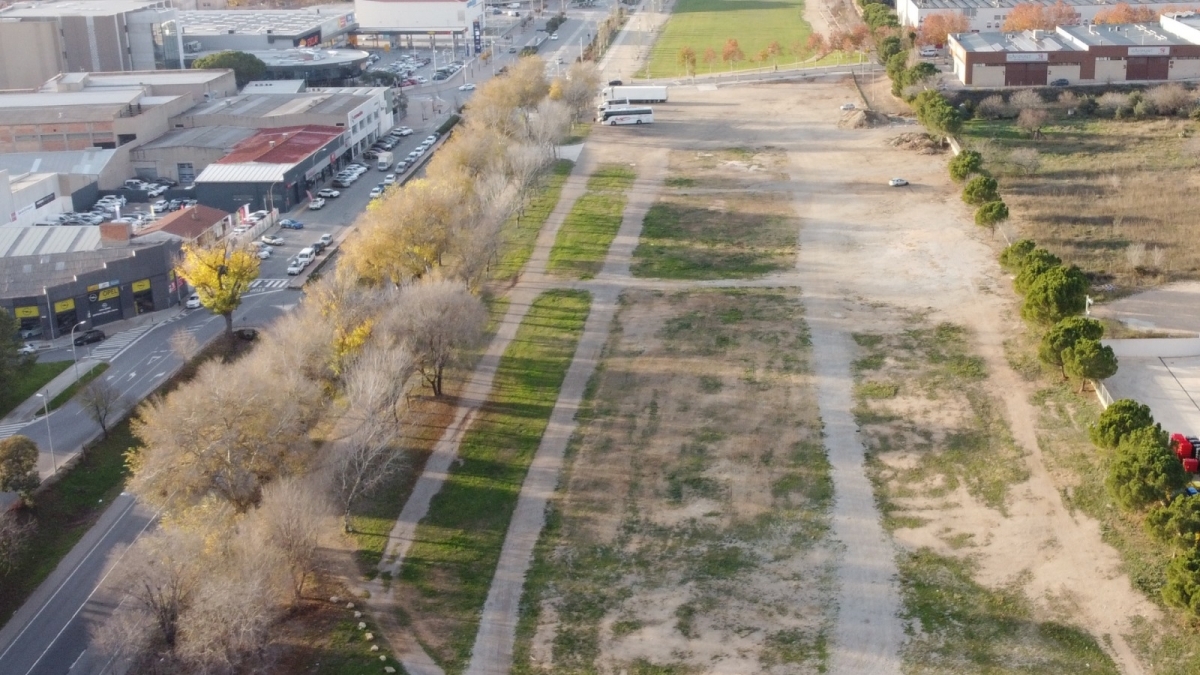 Espai on es construirà el futur auditori. (Ajuntament d'Igualada)